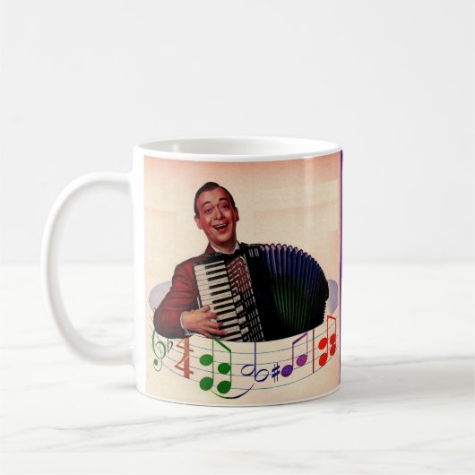 Mug joueur d'accordéon (Gauche)
