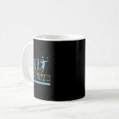Mug Joueur de badminton évolué drôle nerd Evolution Sp (Devant gauche)