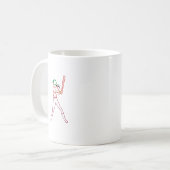 Mug Joueur de base-ball (Devant gauche)