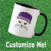 Mug Joueur de base-ball de petite équipe personnalisab