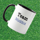 Mug Joueur de base-ball de petite équipe personnalisab