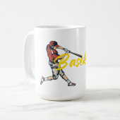 Mug Joueur de baseball (Devant gauche)