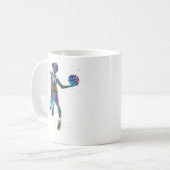 Mug Joueur de basket-ball adolescent (Devant gauche)