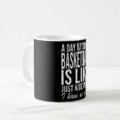 Mug Joueur De Basket-Basket-Ball Dit Un Cadeau Amusant (Devant gauche)