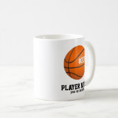 Mug Joueur de basket et équipe faits sur commande (Devant droit)