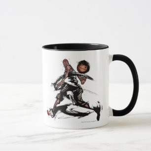 Mug Joueur de basket jouant avec le basket-ball
