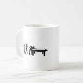 Mug Joueur de billard (Devant gauche)