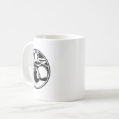 Mug Joueur de billard de dessin (Devant gauche)