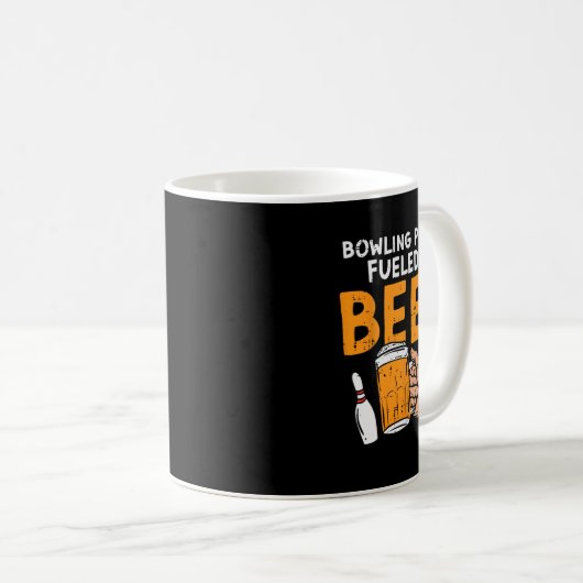 Mug Joueur de bowling alimenté amusant Joueur de bowle (Devant droit)