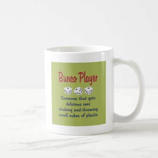 Mug Joueur de Bunco - définition (Droite)
