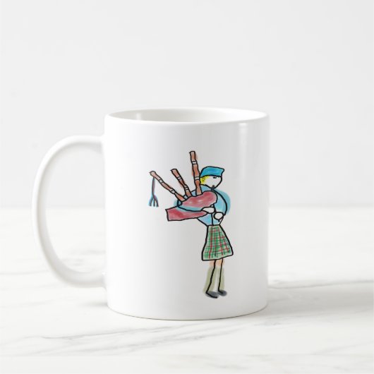 Mug Joueur de cornemuse (Gauche)