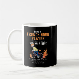 Mug Joueur de cornes français J'aime équitation vélo c