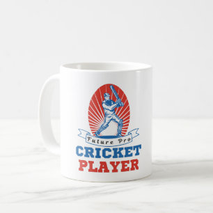 MUG JOUEUR DE CRICKET PRO FUTUR - AMATEUR DE CRICKET