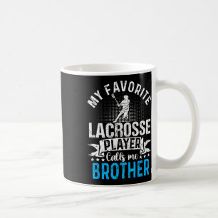 Mug Joueur de crosse favori m'appelle frère drôle