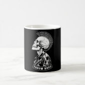 Mug Joueur de Disc Golf Punk Rock Crâne Mohawk Lance D (Centre)