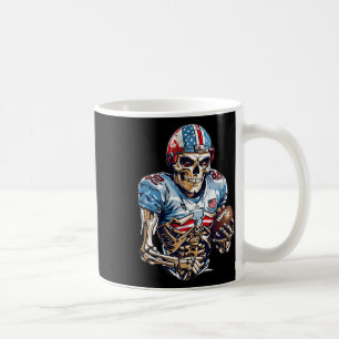 Mug Joueur de football américain Skeleton Halloween Gr