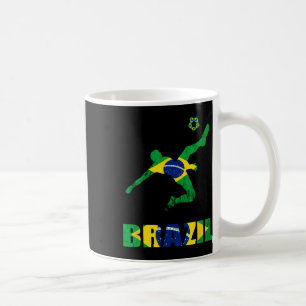 Mug Joueur de football brésilien de soccer brésilien