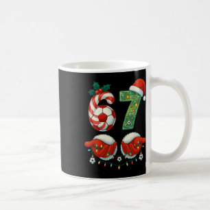 Mug Joueur de football de Noël Drip Numéro 67 Garçons