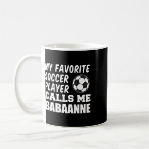 Mug Joueur de football préféré m'appelle Anne Grand-Tu
