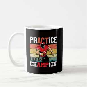 Mug Joueur de football vintage - Retro style de footba