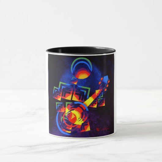 Mug Joueur de guitare #3 (Centre)