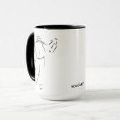 Mug Joueur de guitare à pied (Devant gauche)