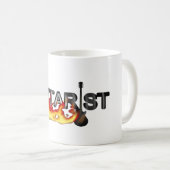 Mug Joueur de guitare chaud de guitariste (Devant droit)