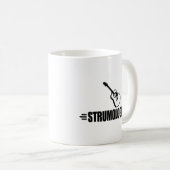 Mug Joueur de guitare drôle (Devant droit)