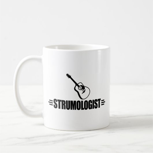 Mug Joueur de guitare drôle (Gauche)
