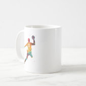 Mug Joueur de Handball Coloré (Devant gauche)