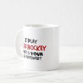 Mug joueur de hockey (Devant gauche)