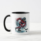Mug Joueur de hockey (Gauche)