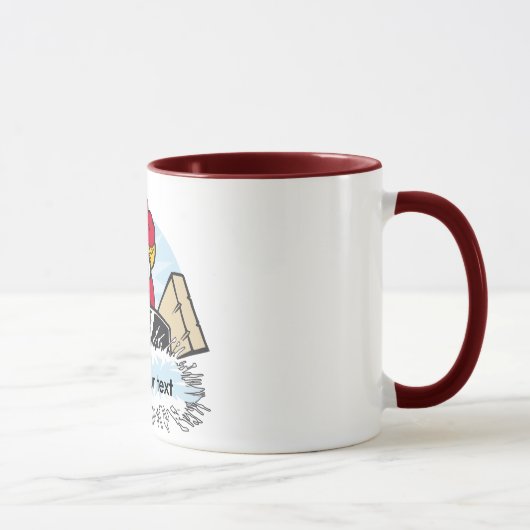 Mug Joueur de hockey fait sur commande (Droite)