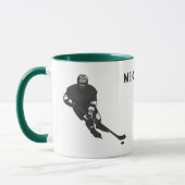 Mug Joueur de hockey personnalisé (Gauche)