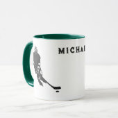Mug Joueur de hockey personnalisé (Devant gauche)