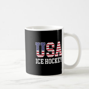 Mug Joueur de hockey sur glace américain - Drapeau amé
