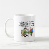 Mug joueur de jeu de cribbage (Gauche)