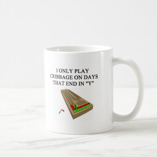 Mug joueur de jeu de cribbage (Droite)