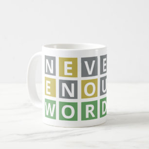 Mug Joueur de jeu de mots drôle jamais assez - Jeu de 