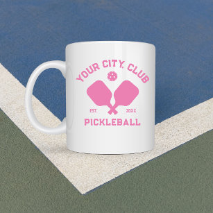 Mug Joueur de l'équipe de Pickleball Club personnalisé