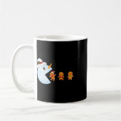 Mug Joueur de Noël Drôle jeu vidéo Snowman Mange Ginge (Gauche)