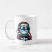 Mug Joueur de Noël Jeu Vidéo Garçons Père Noël Noël (Gauche)