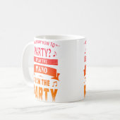 Mug Joueur de piano (Devant gauche)