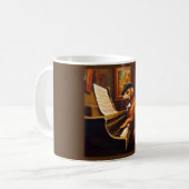 Mug Joueur de piano de chien (Devant gauche)