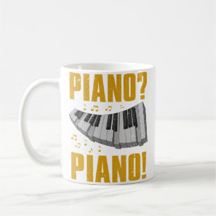 Mug Joueur de piano Instrument de musique classique Pi