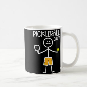 Mug Joueur de pickleball bonhomme allumette pickle bal