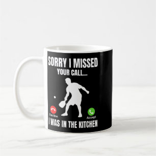 Mug Joueur de Pickleball Était Dans La Cuisine Drôle