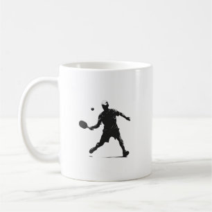 Mug Joueur de Pickleball Silhouette Sport Design