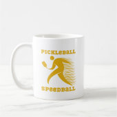 Mug Joueur de Pickleball Speedball avec vitesse (Gauche)