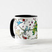 Mug Joueur de pipeau pie vintage (Devant gauche)
